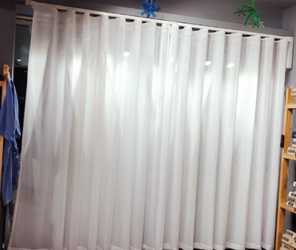 Sheet Curtain On Remote